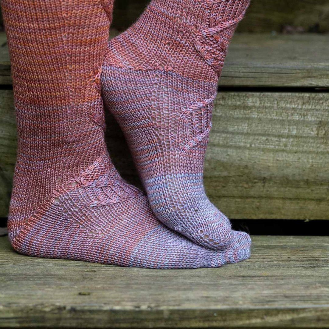 All That Glitter is Gold - Cable Knitted Socks Knitting Pattern