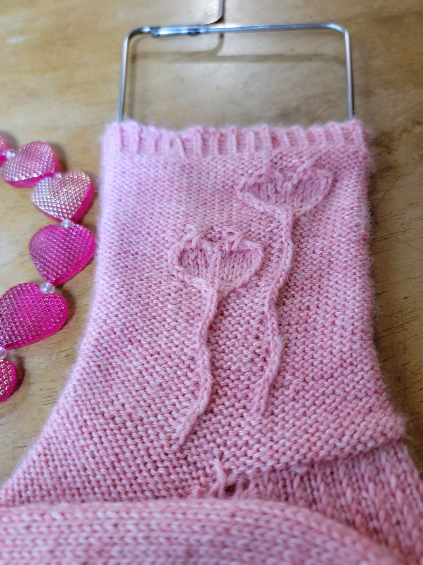 Love Will Arise - Heart Sock Knitting Pattern | Valentine's Day Gift