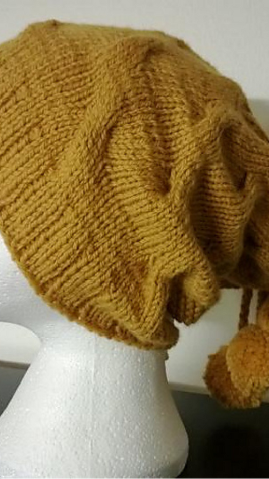 Twisted - Beanie Knitting Pattern