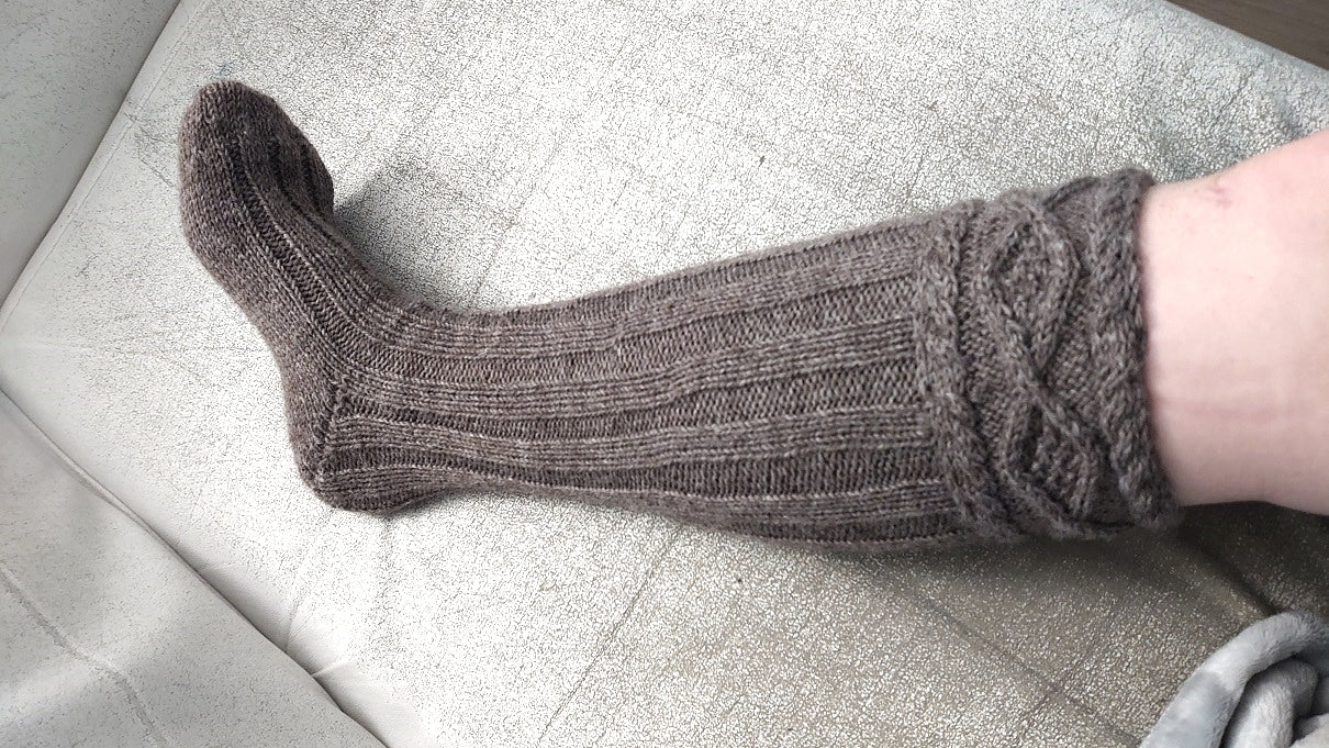 Colleen Stockings - Cable Sock Knitting Pattern