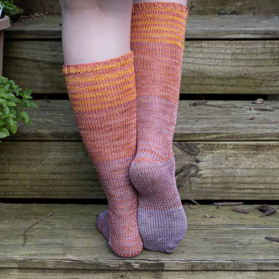 All That Glitter is Gold - Cable Knitted Socks Knitting Pattern