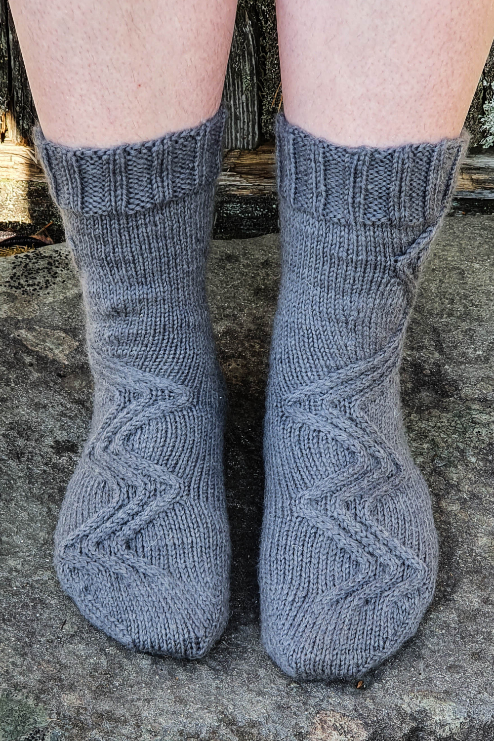 Run You Clever Boy DK - Cable Knit Socks Knitting Pattern