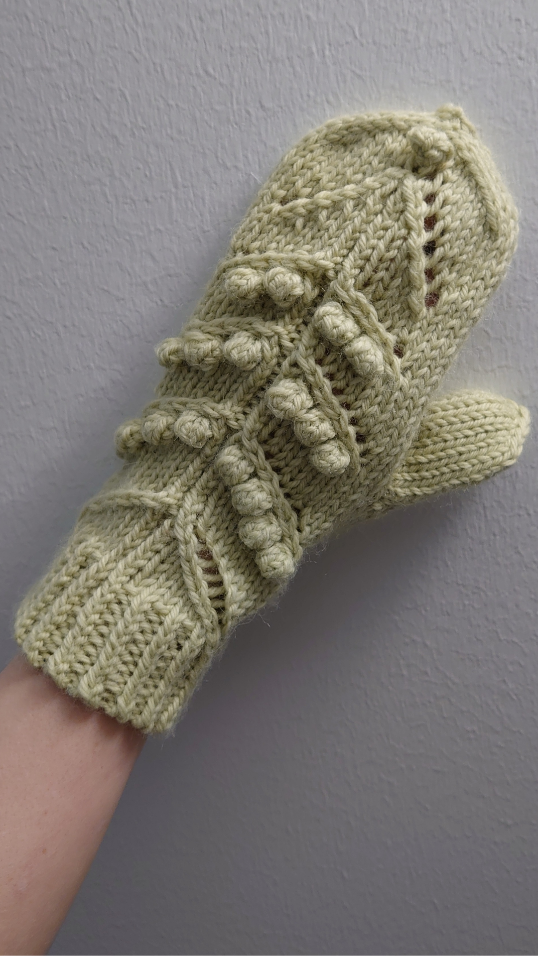 Evergreen - Christmas Tree Mittens Knitting Pattern