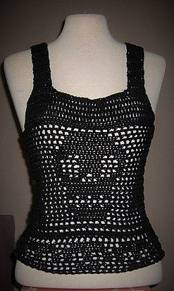 Skull Corset Top - Crochet Pattern