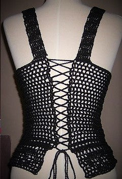 Skull Corset Top - Crochet Pattern