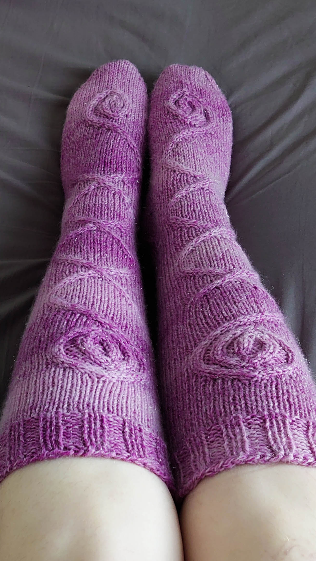 Firewalkers - Cable Knit Knee-high Socks Knitting Pattern