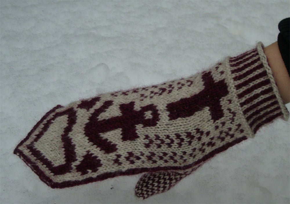 Faith, Hope, Charity - Stranded Colorwork Knitting Pattern | Cross Anchor Heart