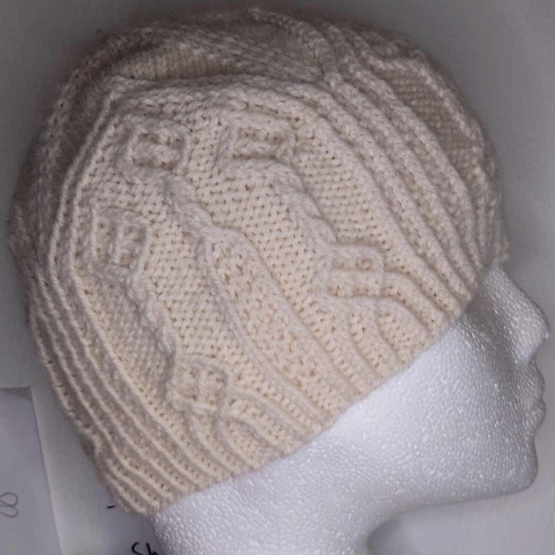 If the Faiths Allow - Traveling Cable Knit Beanie Knitting Pattern