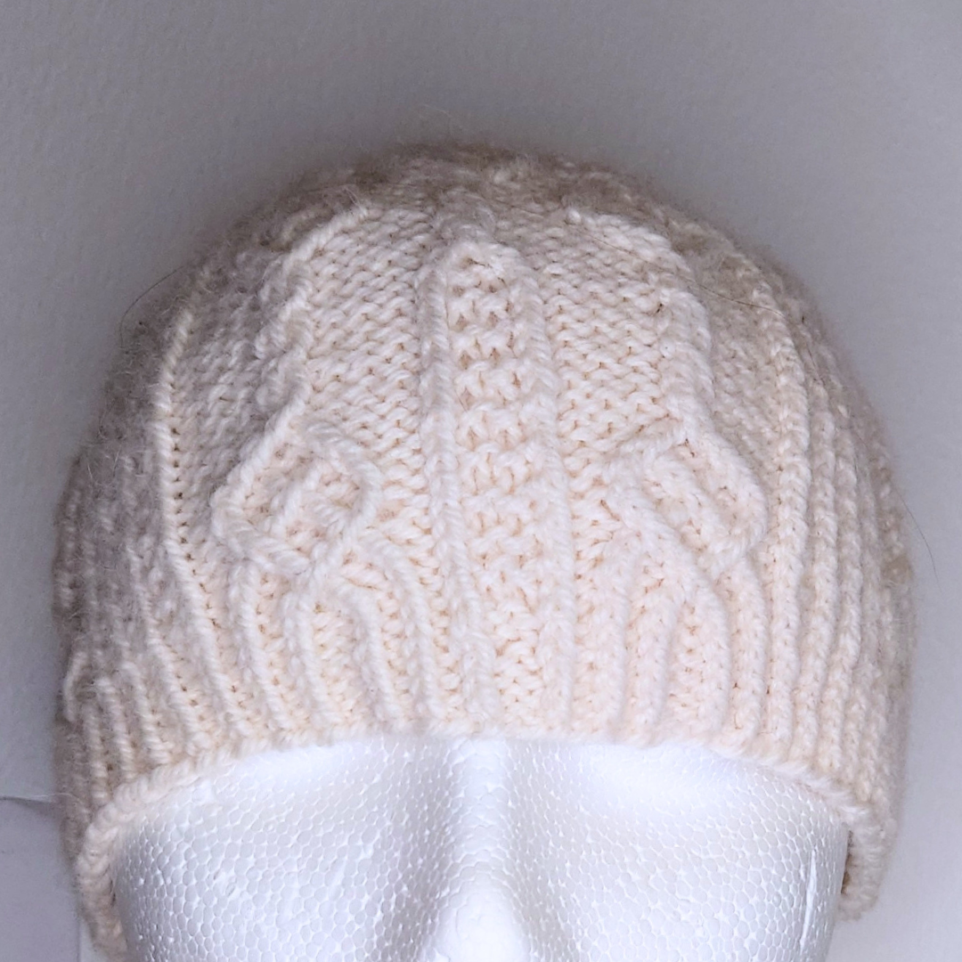 If the Faiths Allow - Traveling Cable Knit Beanie Knitting Pattern