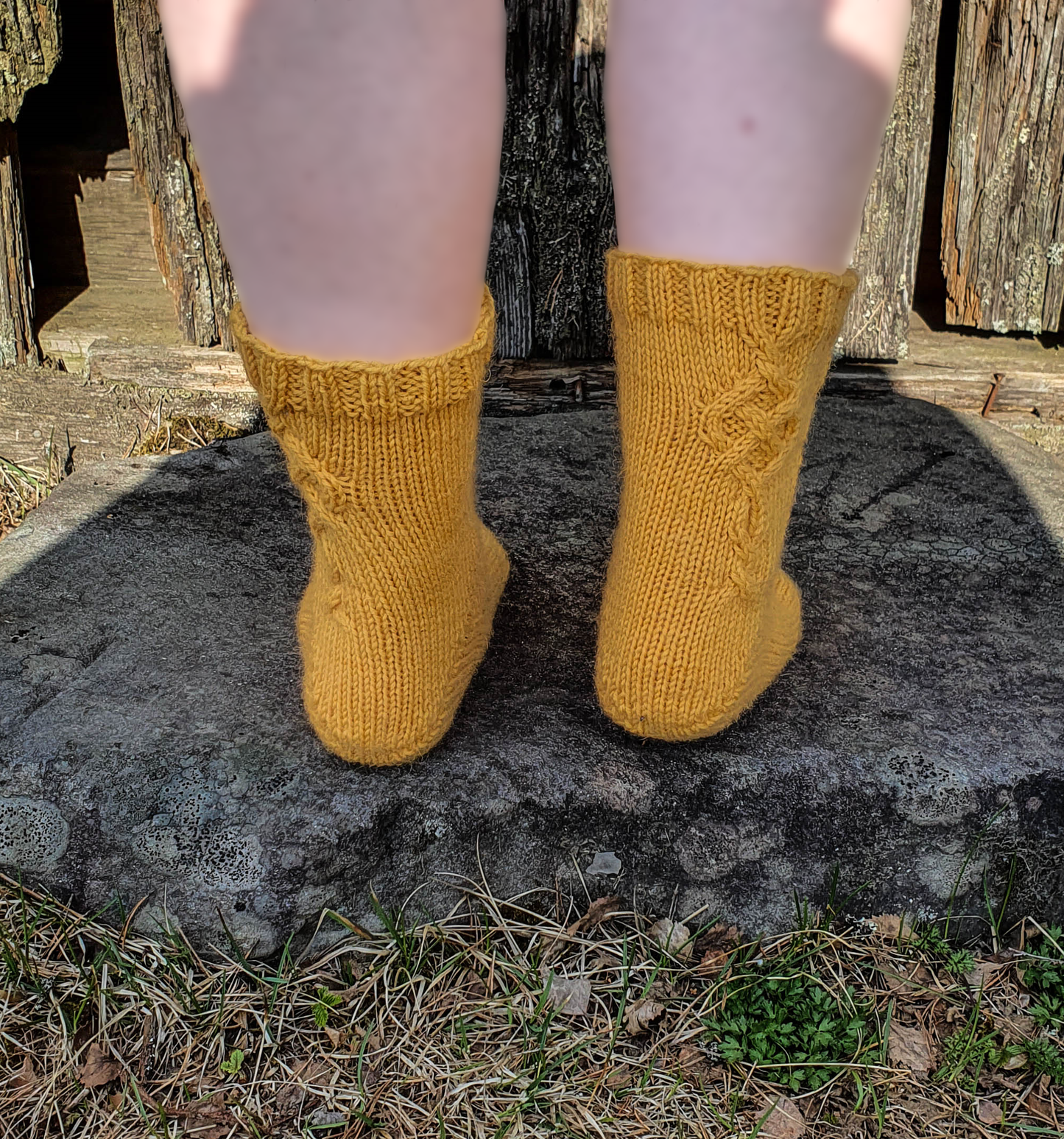 Wherever They'll Take Me - Cable Knitting Sock Pattern
