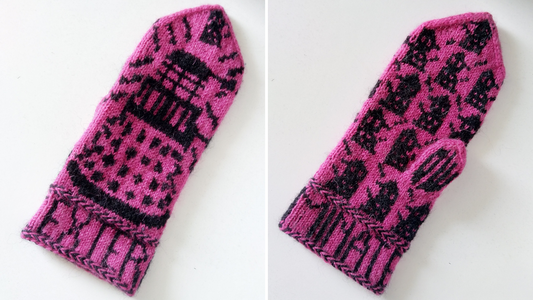 Deadly Mittens - FREE Dalek Mittens Knitting Pattern