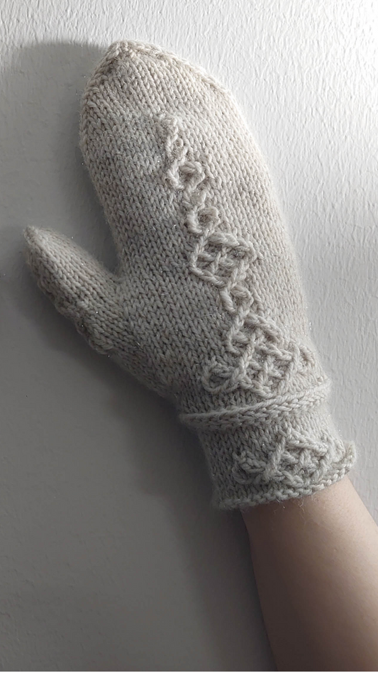 Lady of the Cold - Cable Mittens Knitting Pattern
