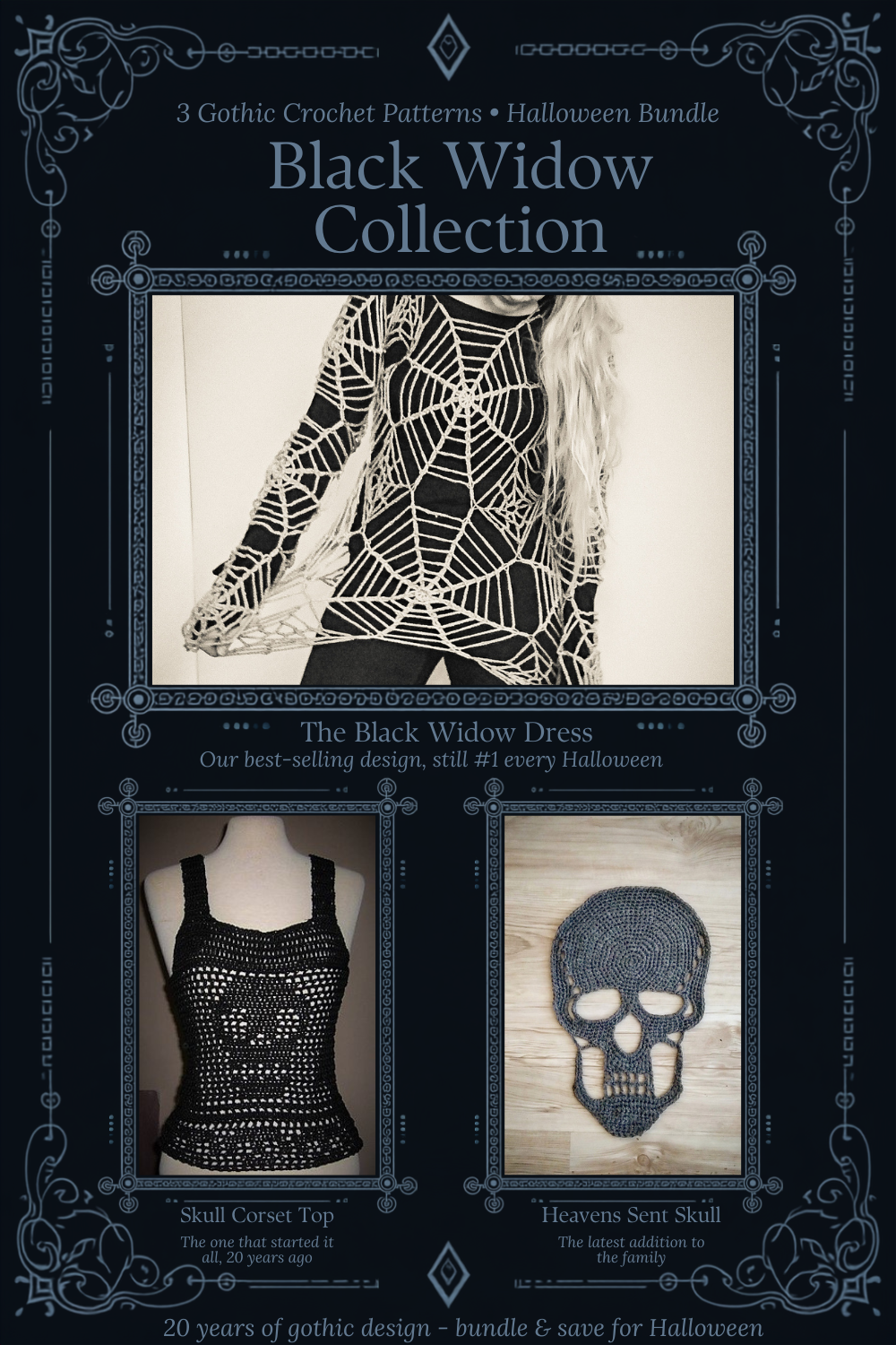 Halloween Crochet Pattern Bundle — Gothic & Alternative Crochet