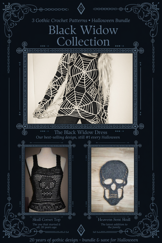 Halloween Crochet Pattern Bundle — Gothic & Alternative Crochet