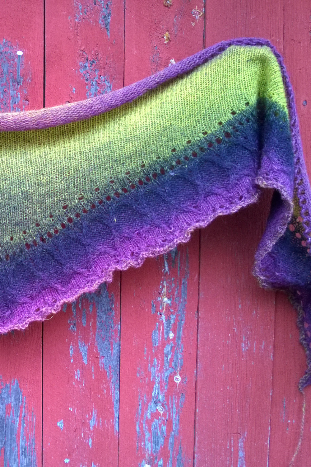 Cumulus Humilis Scarf Knitting Pattern (PDF)