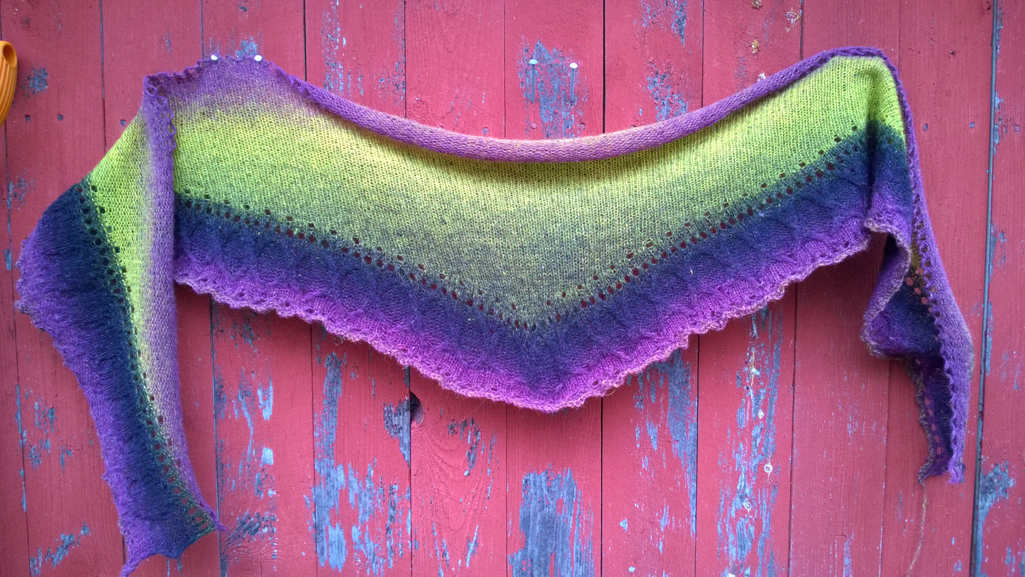 Cumulus Humilis Scarf Knitting Pattern (PDF)