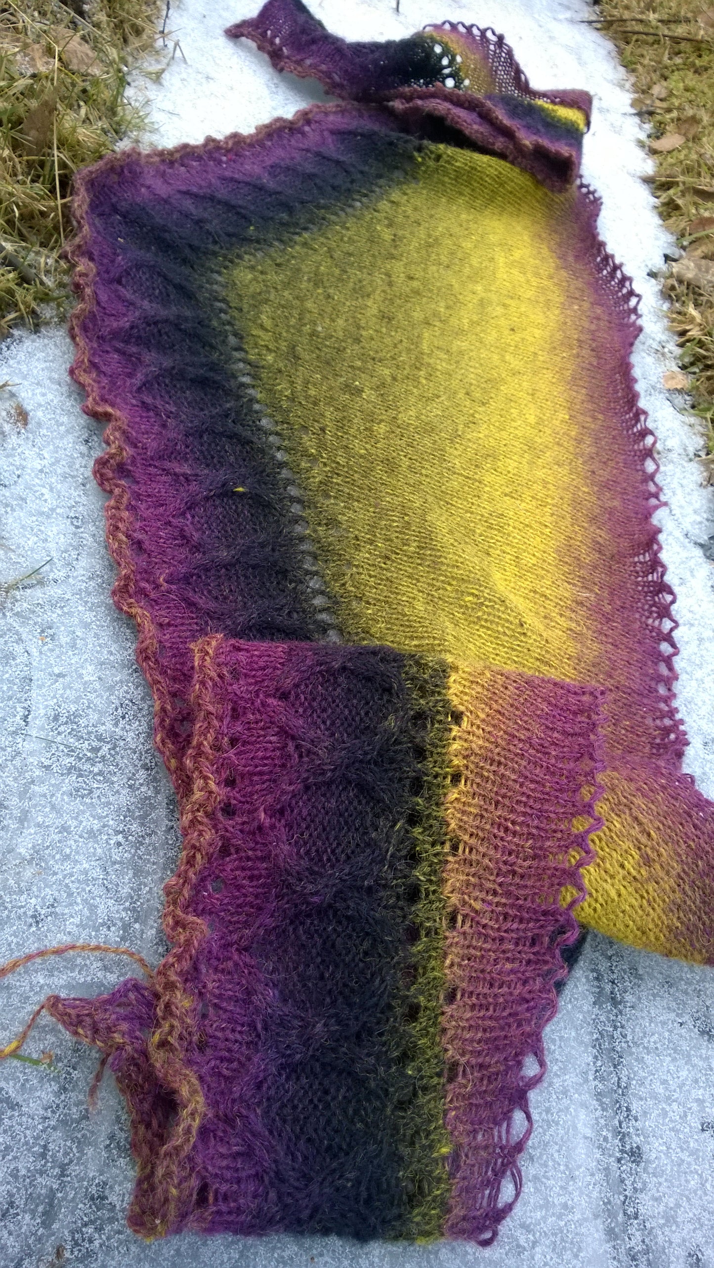 Cumulus Humilis Scarf Knitting Pattern (PDF)