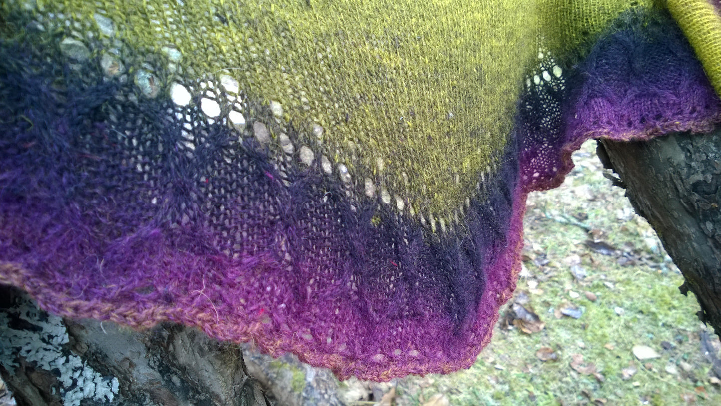 Cumulus Humilis Scarf Knitting Pattern (PDF)