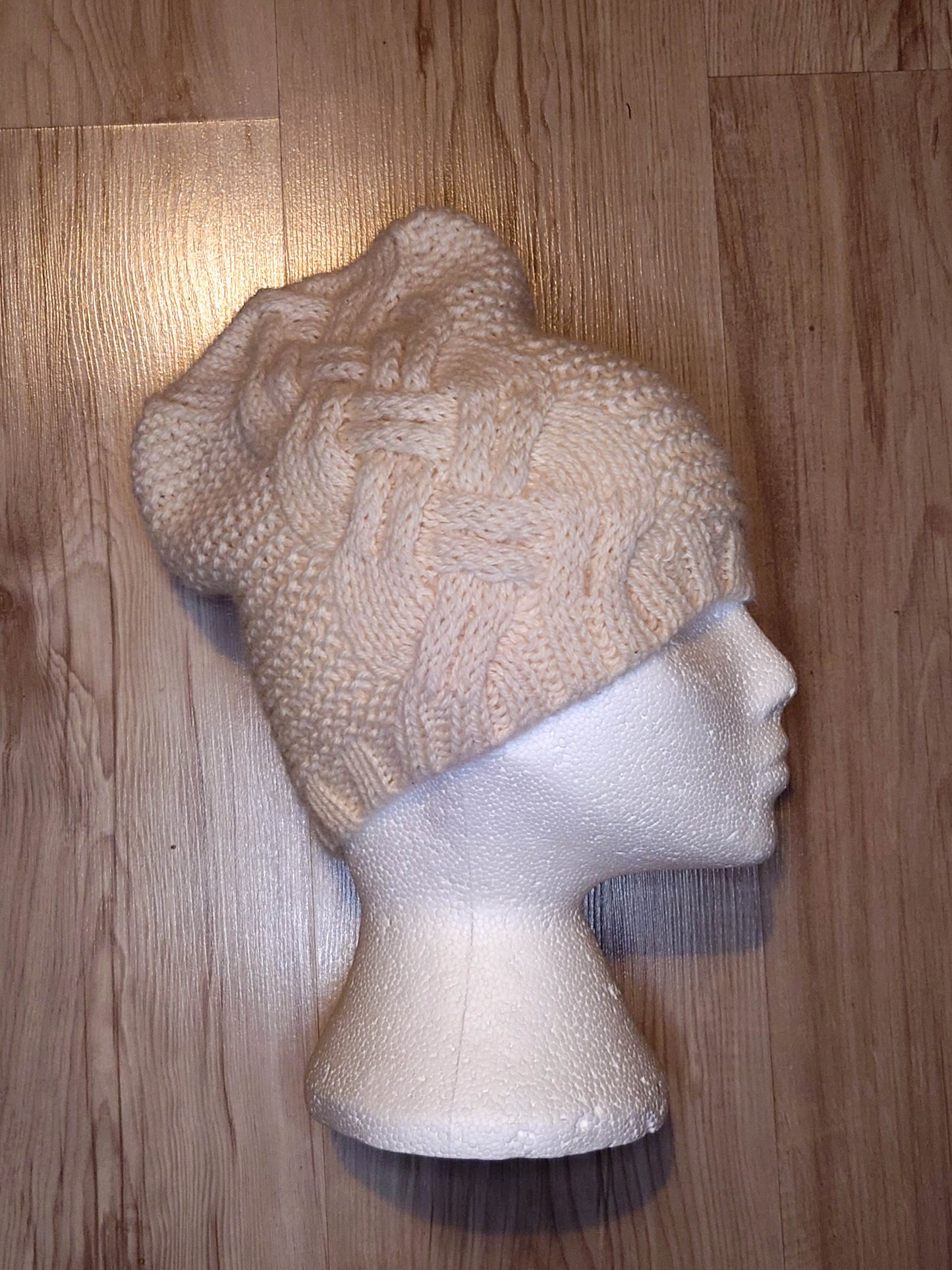 Ymir Beanie Knitting Pattern – Norse Frost Giant Mythology Inspired Cable Hat