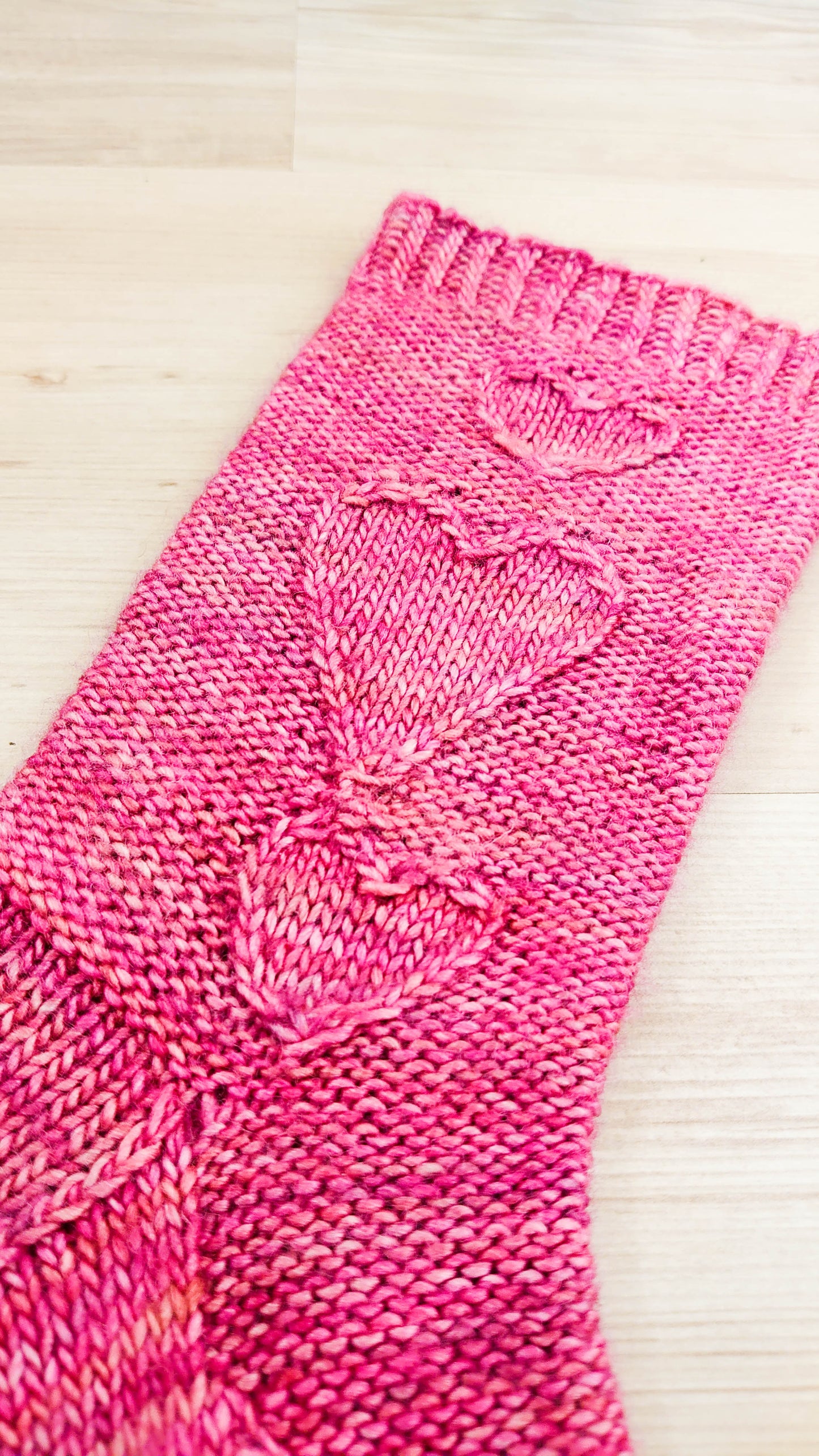 All Things Held Dear - Heart Cable Knit Sock Knitting Pattern