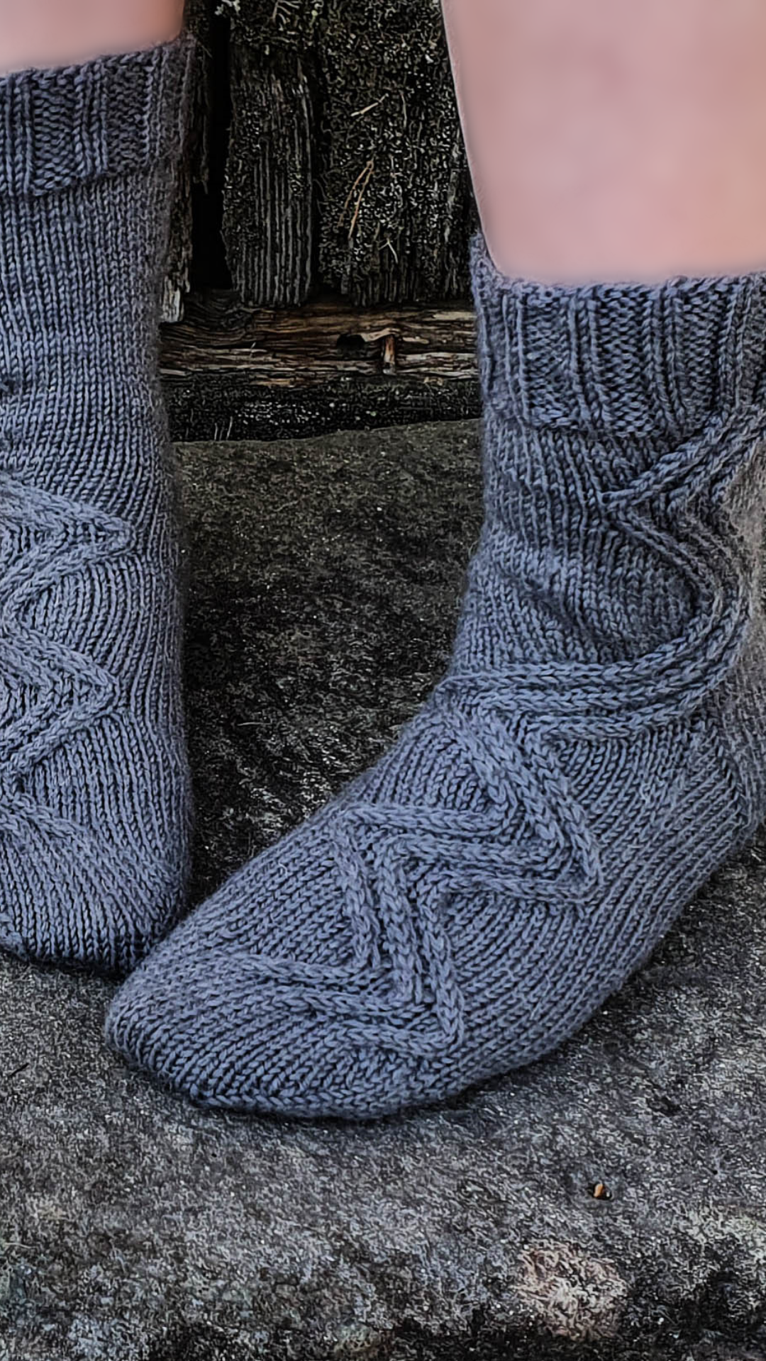 Run You Clever Boy DK - Cable Knit Socks Knitting Pattern