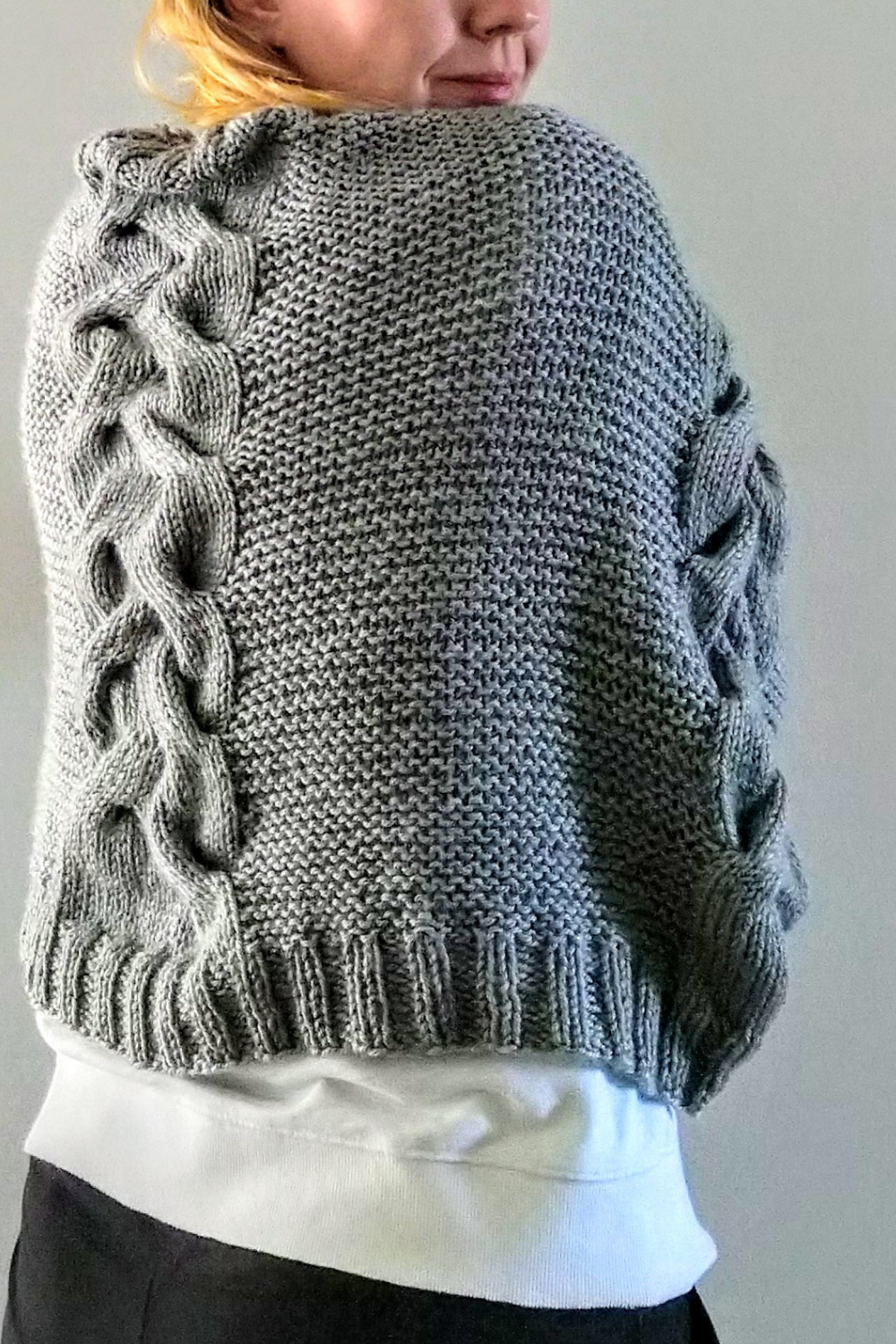 This is a Perfect Day - Relaxed Cabled Cardigan PDF Knitting Pattern