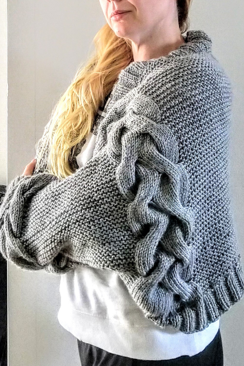 This is a Perfect Day - Relaxed Cabled Cardigan PDF Knitting Pattern