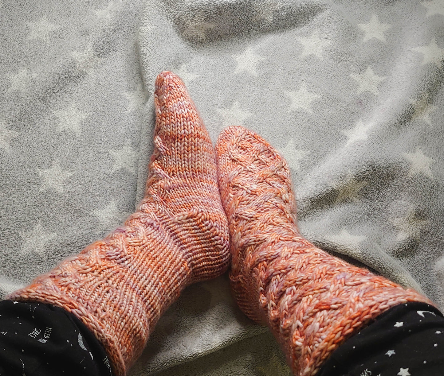 Welcome Home - Cable Sock Knitting Pattern